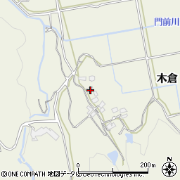 熊本県上益城郡御船町木倉1931周辺の地図