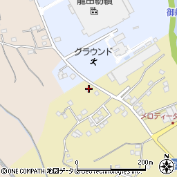 熊本県上益城郡御船町滝川1929-8周辺の地図