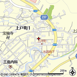 上戸町ハイツＮｏ．２周辺の地図