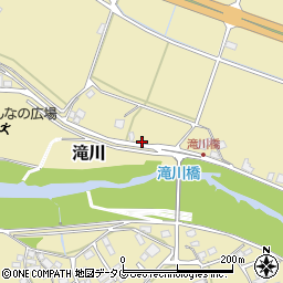 熊本県上益城郡御船町滝川548周辺の地図