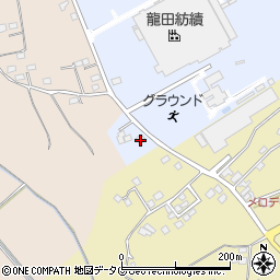 熊本県上益城郡御船町小坂1951周辺の地図
