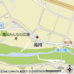 熊本県上益城郡御船町滝川570-2周辺の地図