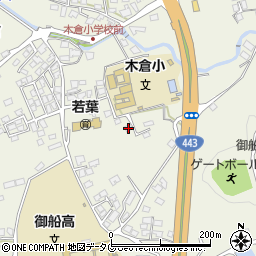 熊本県上益城郡御船町木倉1428周辺の地図