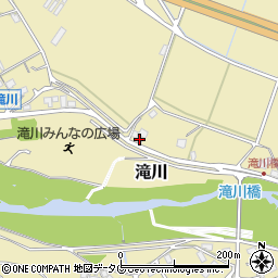 熊本県上益城郡御船町滝川577周辺の地図