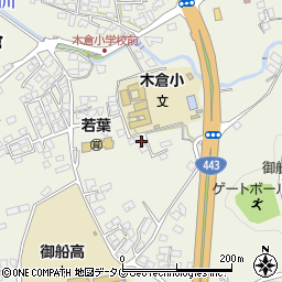 熊本県上益城郡御船町木倉1426周辺の地図