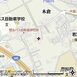 熊本県上益城郡御船町木倉1092周辺の地図