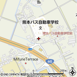 熊本県上益城郡御船町木倉170周辺の地図