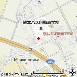 苺竜堂 御船店周辺の地図