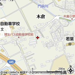 熊本県上益城郡御船町木倉1059周辺の地図