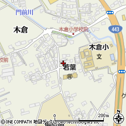 熊本県上益城郡御船町木倉1010周辺の地図