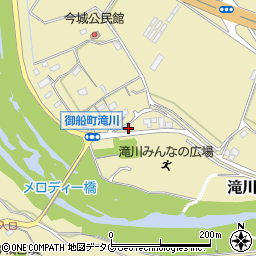 熊本県上益城郡御船町滝川794-1周辺の地図