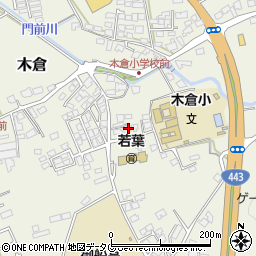 熊本県上益城郡御船町木倉1007周辺の地図