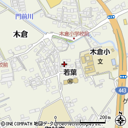 熊本県上益城郡御船町木倉1009周辺の地図