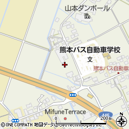 熊本県上益城郡御船町木倉176周辺の地図