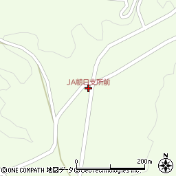 JA朝日支所前周辺の地図