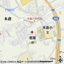 熊本県上益城郡御船町木倉1004周辺の地図