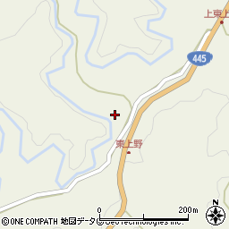 熊本県上益城郡御船町七滝1163周辺の地図
