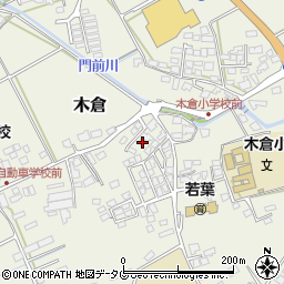 熊本県上益城郡御船町木倉1050周辺の地図