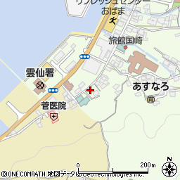 長崎県雲仙市小浜町南本町7-6周辺の地図