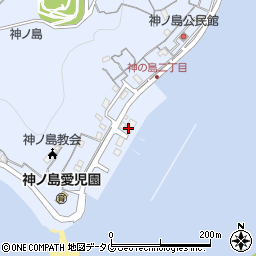 長崎市みなと漁業協同組合神ノ島支所周辺の地図