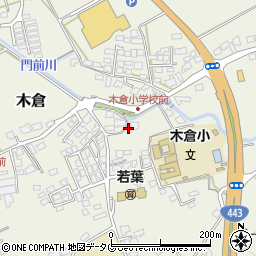 熊本県上益城郡御船町木倉995周辺の地図