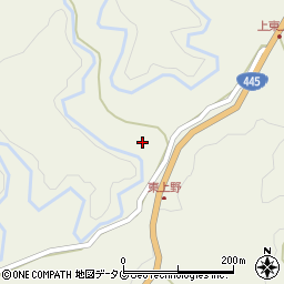 熊本県上益城郡御船町七滝1167周辺の地図