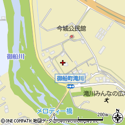 熊本県上益城郡御船町滝川639周辺の地図
