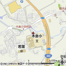 熊本県上益城郡御船町木倉973周辺の地図