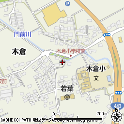 熊本県上益城郡御船町木倉1021周辺の地図