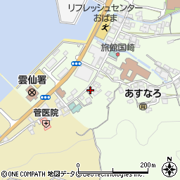 長崎県雲仙市小浜町南本町7-1周辺の地図