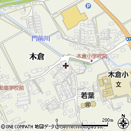熊本県上益城郡御船町木倉1025周辺の地図