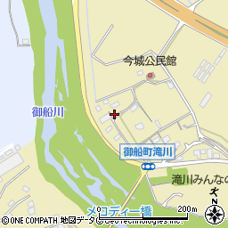 熊本県上益城郡御船町滝川668周辺の地図