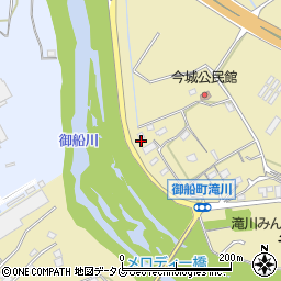 熊本県上益城郡御船町滝川674周辺の地図