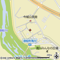 熊本県上益城郡御船町滝川653周辺の地図