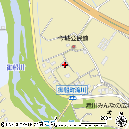 熊本県上益城郡御船町滝川664周辺の地図