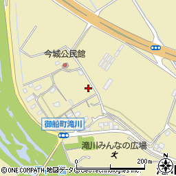熊本県上益城郡御船町滝川712周辺の地図