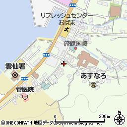 長崎県雲仙市小浜町南本町8-1周辺の地図