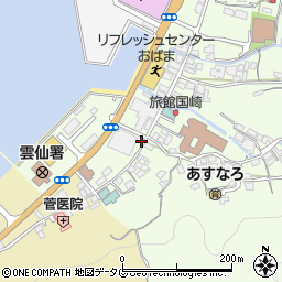 長崎県雲仙市小浜町南本町8周辺の地図