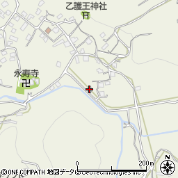 熊本県上益城郡御船町木倉2419周辺の地図