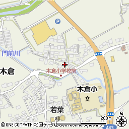 熊本県上益城郡御船町木倉353周辺の地図