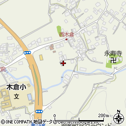 熊本県上益城郡御船町木倉907周辺の地図
