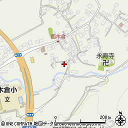 熊本県上益城郡御船町木倉897周辺の地図