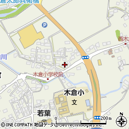 熊本県上益城郡御船町木倉355周辺の地図