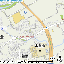 熊本県上益城郡御船町木倉360周辺の地図
