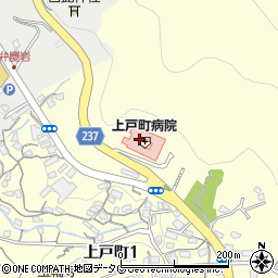 上戸町病院周辺の地図