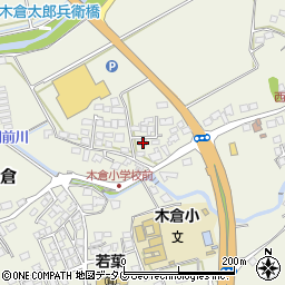 熊本県上益城郡御船町木倉358周辺の地図