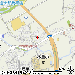 熊本県上益城郡御船町木倉357周辺の地図