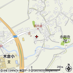 熊本県上益城郡御船町木倉909周辺の地図