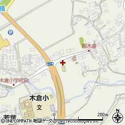 熊本県上益城郡御船町木倉936周辺の地図