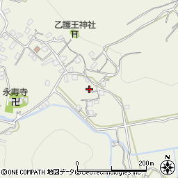 熊本県上益城郡御船町木倉2410周辺の地図